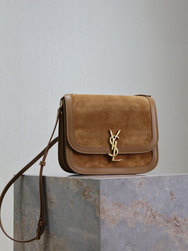 sy_no_5AE5807B51C8ECE283ED96D1A03670EB_5 YSL Solferino Shoulder Bag – Mustard Yellow Suede & Leather