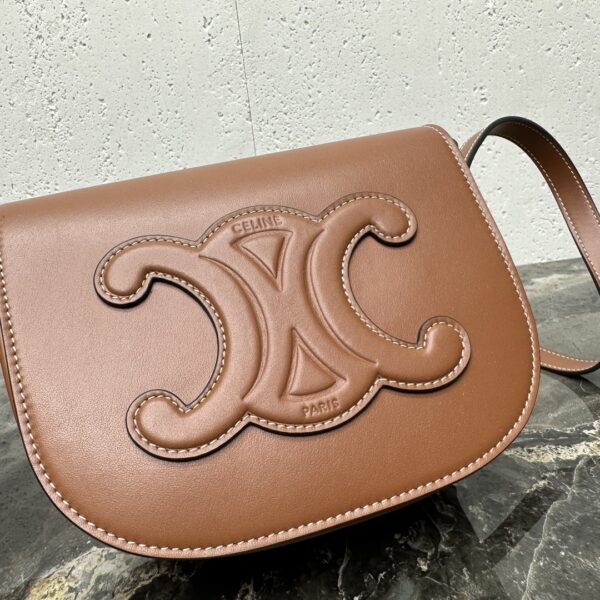 sy_no_5AFEA24D18A66B7E9875BBCE9CAA17AE_4 Folco Cuir Triomphe Smooth Calfskin Leather Handbag