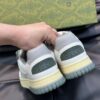 Gucci Retro Leather Sneaker in Off-White & Sage Green