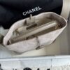 sy_no_5C6935761BE8999913784C4475DFF86B_6 Taupe Suede Quilted Drawstring Bucket Bag