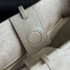 sy_no_5C6935761BE8999913784C4475DFF86B_7 Taupe Suede Quilted Drawstring Bucket Bag