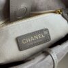 sy_no_5C6935761BE8999913784C4475DFF86B_8 Taupe Suede Quilted Drawstring Bucket Bag