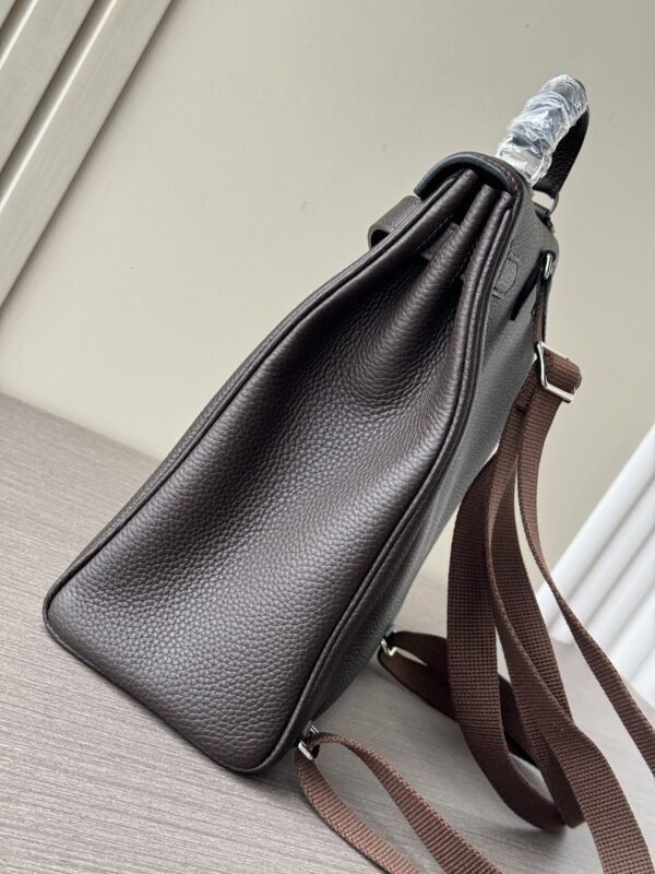 Kelly Ado 28 Backpack – Ebony Togo Leather