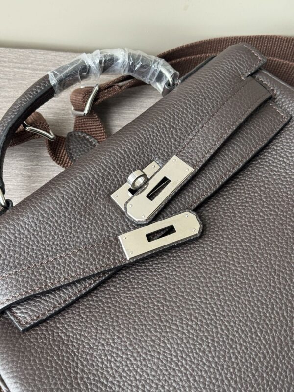 Kelly Ado 28 Backpack – Ebony Togo Leather