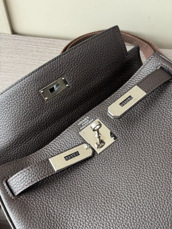 Kelly Ado 28 Backpack – Ebony Togo Leather