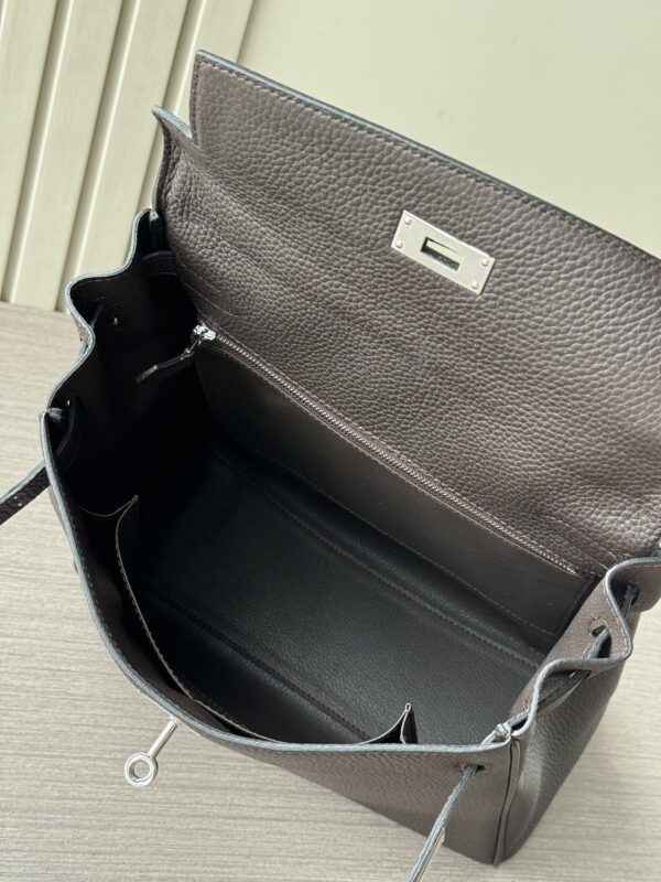 Kelly Ado 28 Backpack – Ebony Togo Leather