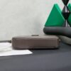 sy_no_5CAF149B80D52DEB1F11C2DA26AC0EFC_3 Chocolate Brown Smooth Leather Rectangular Underarm Camera Bag