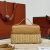Loro Piana Extra Pocket L19 – Woven Leather Bag (Brown)