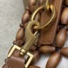 sy_no_5CDE0BD038AEA70C60A3E91DA1960808_6 YSL Brown Wood Bead Woven Bucket Bag