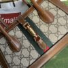 sy_no_5D318797D5ADDABF7B89E6C4FEE2C0AA_3 Gucci Jackie 1961 Small Tote Bag – Brown PVC