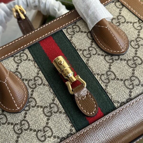sy_no_5D318797D5ADDABF7B89E6C4FEE2C0AA_4 Gucci Jackie 1961 Small Tote Bag – Brown PVC