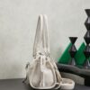 sy_no_5E92FDCC9E82C4E8C60DDB7346D76C7A_2 Chalk White Leather Front-Zip Double-Handle Shoulder Crossbody Bag