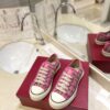 sy_no_5E9AB2253F46D33A1E33F549314A9693_2 Pink Toile Iconographe Low-Top Canvas Sneakers