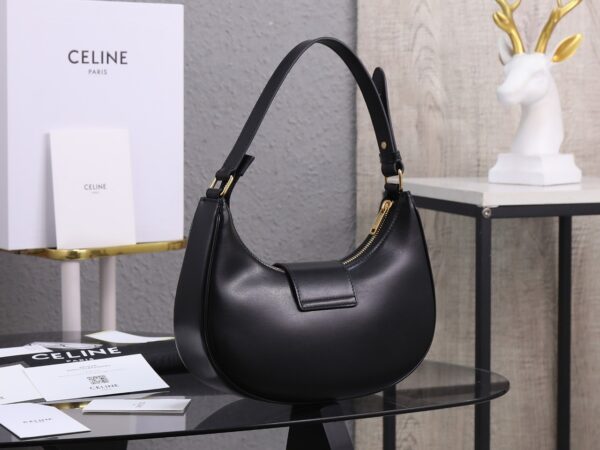 sy_no_5F1180CE349F87B7CF1A41E8C4C7165F_2 Ava Triomphe Leather Shoulder Bag – Black