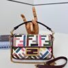 Fendi Baguette Handbag – Double-F Embroidered Canvas