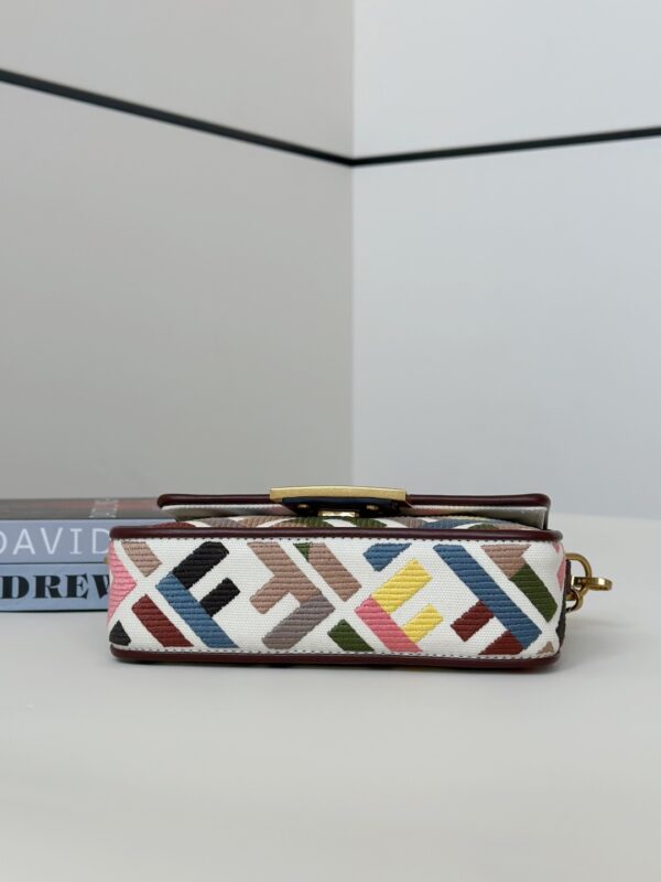 Fendi Baguette Handbag – Double-F Embroidered Canvas