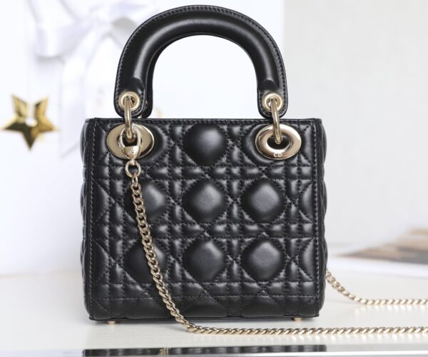 sy_no_6067C1D79830D4665868808E5732296C_2 Lady Dior Mini Three-Compartment Bag – Black