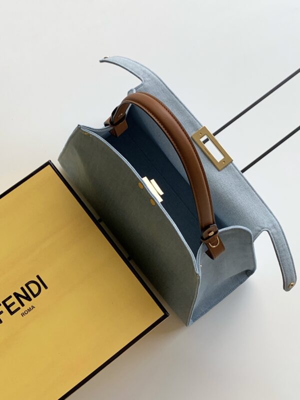 sy_no_60C2CCBDC1A2D696CF1E2629071CF059_4 Fendi Peekaboo ISeeU Large Bag – Light Blue Denim
