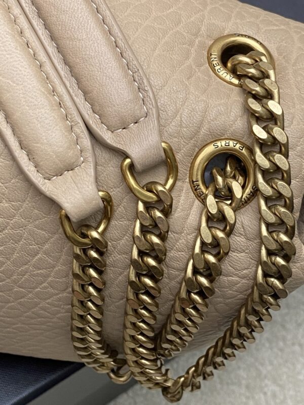 sy_no_60ECE58CA9F8C9BC65446A727D710DD6_5 Calypso 30cm Chain Bag – Brown Embossed Lambskin