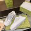 sy_no_610A6312E193639ECD93235F438E77D9_5 Gucci Screener White Leather GG Embossed Chunky Lace Sneaker
