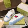 sy_no_610A6312E193639ECD93235F438E77D9_6 Gucci Screener White Leather GG Embossed Chunky Lace Sneaker