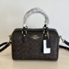 Light Khaki & Cream Signature Rowan Boston Bag