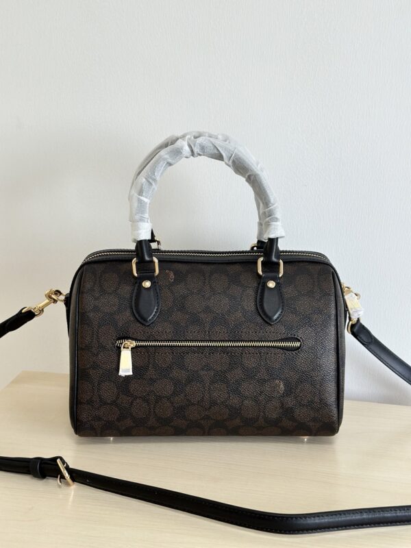 Light Khaki & Cream Signature Rowan Boston Bag