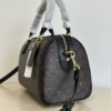 Light Khaki & Cream Signature Rowan Boston Bag