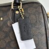 Light Khaki & Cream Signature Rowan Boston Bag