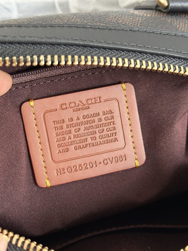 Light Khaki & Cream Signature Rowan Boston Bag