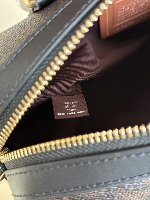 Light Khaki & Cream Signature Rowan Boston Bag