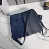 Loewe Bilbao Medium Bucket Bag – Suede & Smooth Calfskin Leather (Blue)