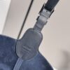 Loewe Bilbao Medium Bucket Bag – Suede & Smooth Calfskin Leather (Blue)