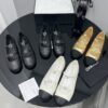 Chanel Classic Two-Tone Double-Strap Mary Jane Ballet Flats