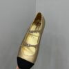 Chanel Classic Two-Tone Double-Strap Mary Jane Ballet Flats