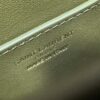 LE 5A7 Mini Phone Bag – Green Suede
