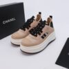 Khaki, Camel & Black Platform Chunky Sneakers
