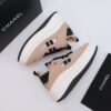 Khaki, Camel & Black Platform Chunky Sneakers