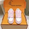 sy_no_6274A365109CFC9B7B4D4BB9D2252635_0 Louis Vuitton LV Trainer White & Cherry Blossom Pink Retro Sneakers