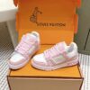 sy_no_6274A365109CFC9B7B4D4BB9D2252635_1 Louis Vuitton LV Trainer White & Cherry Blossom Pink Retro Sneakers