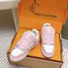 sy_no_6274A365109CFC9B7B4D4BB9D2252635_2 Louis Vuitton LV Trainer White & Cherry Blossom Pink Retro Sneakers
