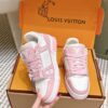sy_no_6274A365109CFC9B7B4D4BB9D2252635_3 Louis Vuitton LV Trainer White & Cherry Blossom Pink Retro Sneakers