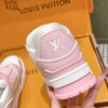 sy_no_6274A365109CFC9B7B4D4BB9D2252635_7 Louis Vuitton LV Trainer White & Cherry Blossom Pink Retro Sneakers