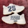 sy_no_627D806077E74C3578EE15D5D1F7D27D_3 Gucci Rhyton Ivory Leather “25” Print Chunky Sneakers