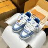 Louis Vuitton LV Trainer Maxi Blue Monogram Denim Chunky Sneakers