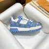 Louis Vuitton LV Trainer Maxi Blue Monogram Denim Chunky Sneakers