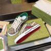 sy_no_6357560BEAF084682B4C078E68F535F9_2 Gucci Tennis 1977 Canvas Sneaker in Beige GG Canvas with Green & Red Web