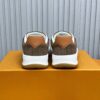 Louis Vuitton LV Checker Brown Suede & Tan Leather Retro Sneakers