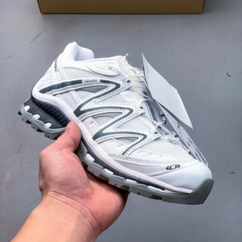 Glacier White & Slate Grey Technical Trail Sneakers