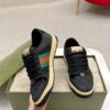 sy_no_647AFC63748E17D9EC30F1F0EC7A6D76_2 Gucci Screener Black Suede & GG Canvas Sneaker – Black